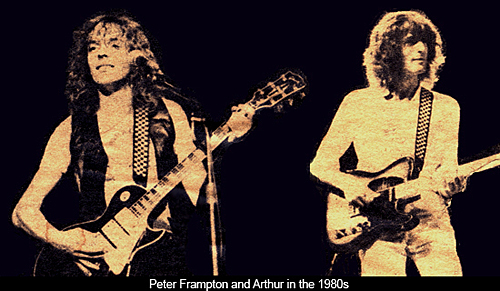 Peter Frampton and Arthur Stead in the 1980s